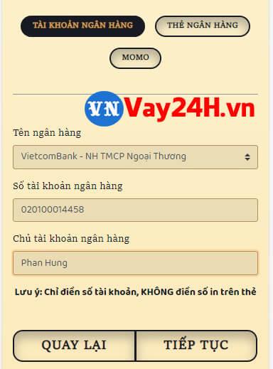 vay tiền với cashberry bước 7