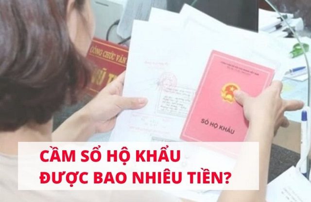 Cầm sổ hộ khẩu được bao nhi&ecirc;u